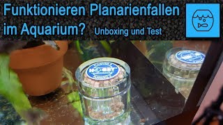 Funktionieren Planarienfallen im Aquarium Unboxing und Test der Hobby Planaria X Falle [upl. by Jessika91]