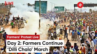 Farmers Protest Chaos At PunjabHaryana Border As Farmers Continue ‘Delhi Chalo’ March [upl. by Onailil412]