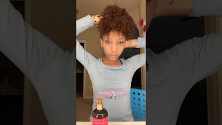 tackling 4c hair🎀🪮💈💓 4chair hairstyle tutorial makeup shorts viralvideo youtube [upl. by Shaper]