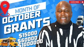 Grants for Month of October 2024 5000 10000 25000 50000 GRANTS amp Startup Grants Apply Now [upl. by Thacher]