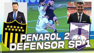 PEÑAROL 2 DEFENSOR 1 PENAL Y POLÉMICA [upl. by Alekahs]