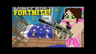 PopularMMOs Pat and Jen Minecraft TOY STORY BEDROOM  FORTNITE BATTLE ROYALE  Modded MiniGame [upl. by Cired]