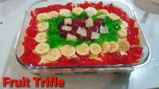 Fruit Trifle very easy recipe [upl. by Ayhtin]