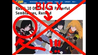 10 Strongest RWBY Semblances Ranked CBR DEBUNKED [upl. by Gussy]