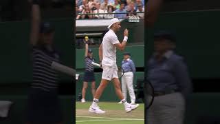 No way Grigor Dimitrov 😱 stansportau tennis wimbledon [upl. by Eciened]