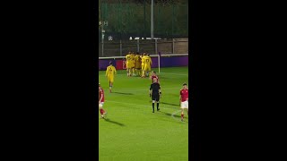 Alfie Cresswell pinpoint freekick for Leeds United U21 lufc [upl. by Hulbert64]