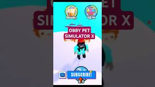 OBBY PET SIMULATOR X ROBLOX robloxindonesia petsimulator petsimulatorxroblox robloxshorts [upl. by Yenhpad507]