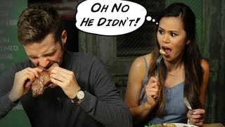 Our Awkward First Date with SORTED Food  BLOOPERS [upl. by Isma]