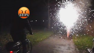 Corona Silvester 20212022  Vollidiot rastet aus und fährt einfach weiter  PyRo HD [upl. by Ysdnyl526]