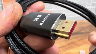 HDMI 8k cable [upl. by Nymassej]