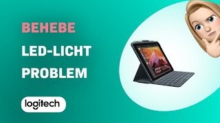 Wie man das LEDLichtproblem auf Logitech Slim Folio behebt [upl. by Pillyhp]