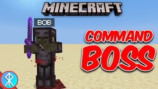 Minecraft BOSS BATTLE Command Tutorial BedrockJava [upl. by Augusto703]