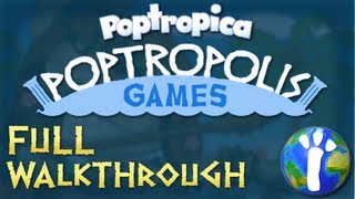 ★ Poptropica Poptropolis Games 2013 Full Walkthrough ★ [upl. by Nolaj]