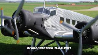 Worlds largest Ju 52 RC 100kg [upl. by Ycnaffit941]