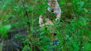 🔴 Beautiful girl alone in forest  Inflatable camping in the rain [upl. by Kostival595]