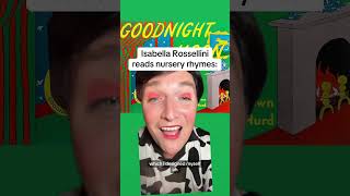 Isabella Rossellini reads Goodnight Moon [upl. by Arinayed]