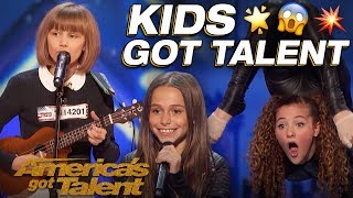 Grace VanderWaal Sofie Dossi And The Most Talented Kids Wow  America’s Got Talent [upl. by Cly317]