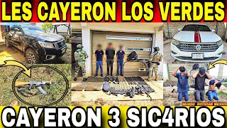 CAYERON tres HOMBRES con ARSENAL y VEHÍCULOS tras CONVOY de MILITARES [upl. by Galasyn237]