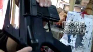 PeopleAirsoftcom  M16A1 Gas Blow Back Rifle Sneak Preview [upl. by Izmar318]