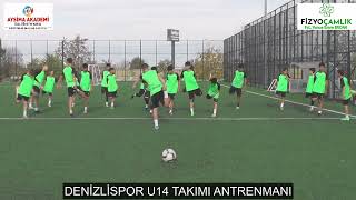 DENİZLİSPOR U14 TAKIMI ANTRENMANI 14 KASIM 2024 [upl. by Nugesulo695]