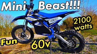 Titan X Electric Pitbike Review Unleashing 60v Power [upl. by Atekan288]