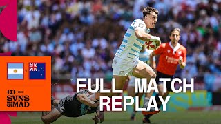 Two SVNS powerhouses collide  Argentina v New Zealand  Mens SemiFinal  HSBC Madrid Sevens [upl. by Charin]