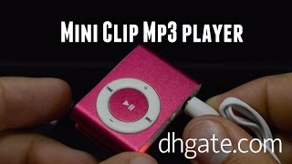 Mini Clip Mp3 player from DHgatecom [upl. by Tatianas]