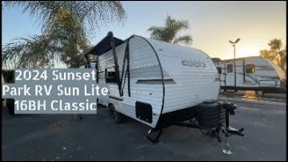 2024 Sunset Park RV Sun Lite 16BH Classic Travel Trailer [upl. by Halyk]