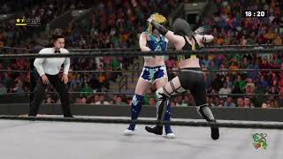 WWE 2K Stardom Konami vs MIRAI [upl. by Pelpel]