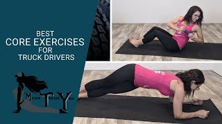 Best Core Exercises for Truck Drivers and Why No SitUps  Mother Trucker Yoga [upl. by Ahtiekahs]