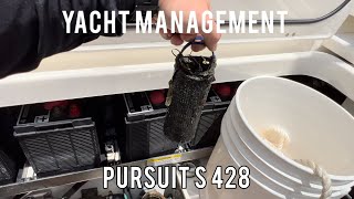 Pursuit S 428  Yacht Management [upl. by Eicnan779]