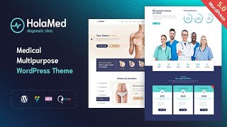 HolaMed  Medical Diagnostic amp Plastic Surgery Clinic WordPress Theme Free Download [upl. by Combes]