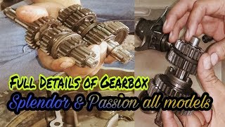 Gearbox Full Details of Hero SplendorPassion All Models  Gajanan Auto Service And Parts [upl. by Yentnuoc]