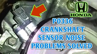 symptoms of a bad crankshaft position sensor  How to Fix error code p0336  HONDA CITY VETC [upl. by Ekenna]