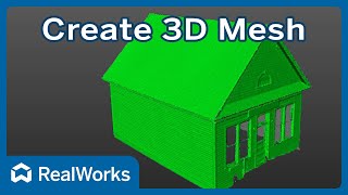 Creating a Mesh from a Point Cloud Object  Trimble RealWorks [upl. by Egin]