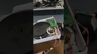 Gakken toy record maker at 10000RPM with HDD motor D [upl. by Cordle]