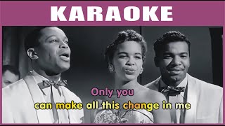 Only youThe Platters 4K Karaoke [upl. by Babs732]