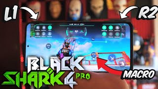 ESTE CELULAR TIENE MACRO Y BOTONES L1 R1 😮 REVIEW BLACK SHARK 4 PRO [upl. by Torrell]