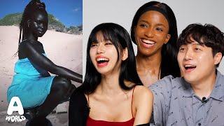 Koreans react to TOP9 Countries with Most Beautiful Black Women [upl. by Elihu]