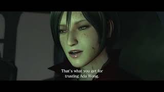 RESIDENT EVIL 6 Ada Wong campaign The End [upl. by Paddie]