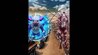 Kakashi vs Muzan All Forms anime animeseries naruto demonslayer shorts viral [upl. by Schubert309]