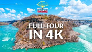 Whirlpool Aero Car Niagara Falls Ontario Canada  Full Tour in 4K [upl. by Annaihr296]