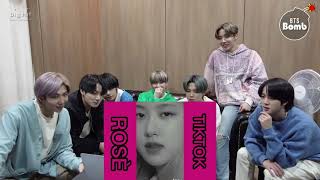 Bts reaction to BLACKPINK ROSÈ TIKTOK edits part2 [upl. by Aniral300]