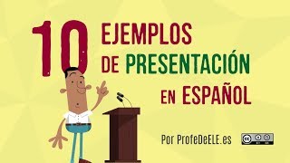 10 presentaciones en español de España y América [upl. by Aserehc]