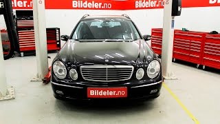 Mercedes Eklasse Bytte bremsevæske  lufte bremser på SBC enhet  2003 til 2009 mod W211 [upl. by Larine208]