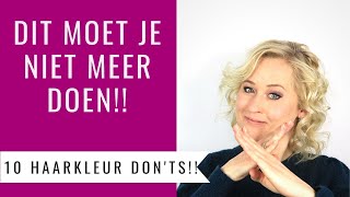 10 DONTS BIJ HAARKLEUREN  DIT KUN JE BETER NIET MEER DOEN MET JE HAARKLEUR  Dazzling Beauty [upl. by Sylvester]