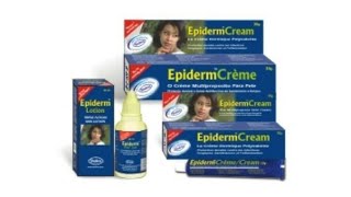 Epiderm creme for skin clarification clears eczema ringworm rashes [upl. by Heindrick]