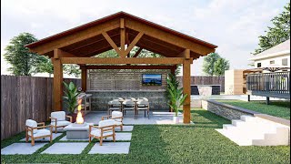 Modern Pergola amp Gazebo Designs  Creating the Perfect Terrace Lounge [upl. by Jaquelyn597]