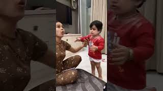 Zaid n chin liya powder cutebaby kritikamalik comedy zaid ayan payalmalik [upl. by Enobe986]