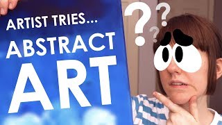 Artist Tries Abstract Art  TOTALLY WACK OR WONDERFULLY ABSTRACT [upl. by Hoi]